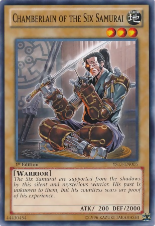 Chamberlain of the Six Samurai [YS13-EN005] Common | Good Games Adelaide SA