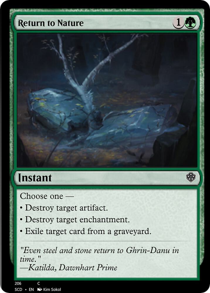 Return to Nature 206 (Starter Commander Decks)  | Good Games Adelaide SA