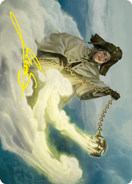 Traveling Minister Art Card (Gold-Stamped Signature) [Innistrad: Crimson Vow Art Series] | Good Games Adelaide SA
