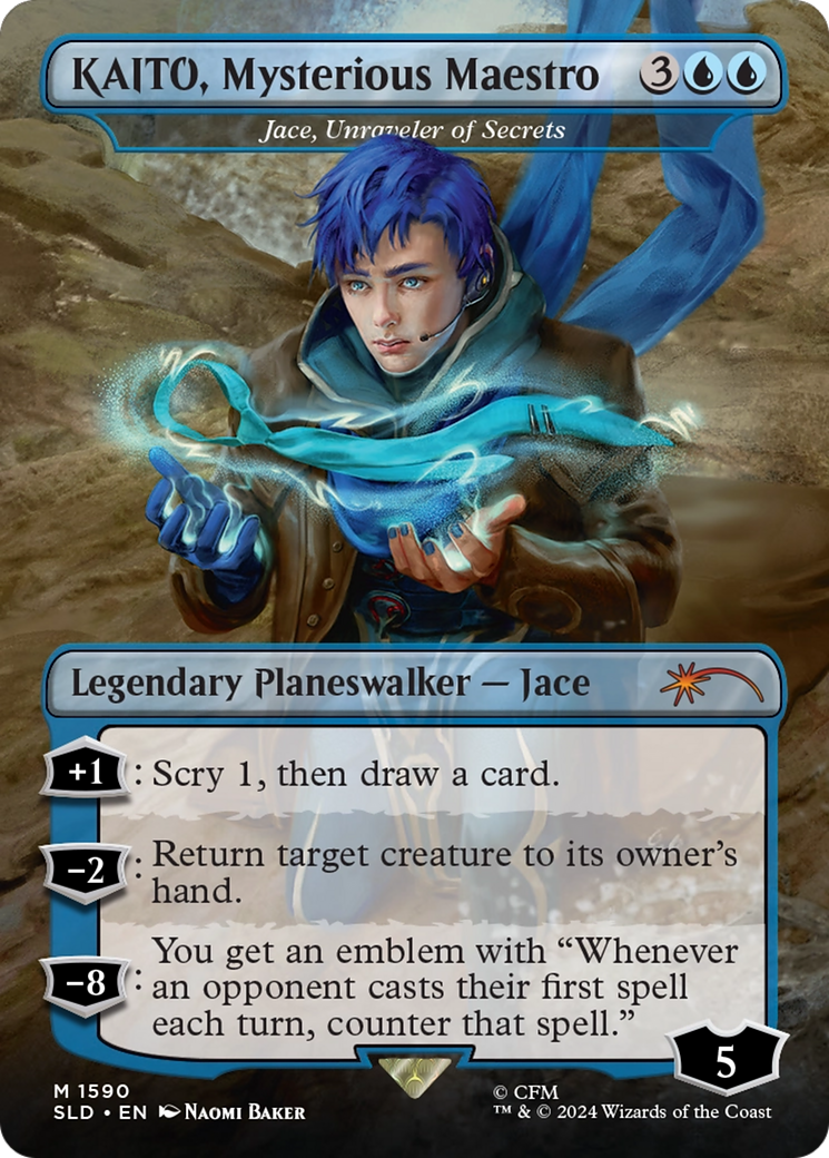 KAITO, Mysterious Maestro - Jace, Unraveler of Secrets [Secret Lair Drop Series] | Good Games Adelaide SA