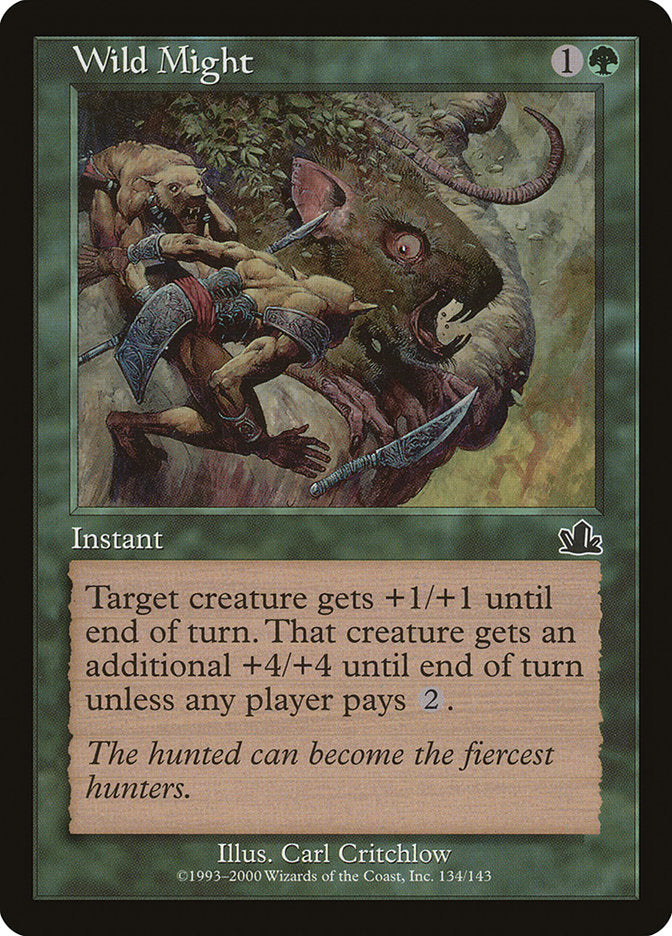 Wild Might 134 (Prophecy)  - Foil | Good Games Adelaide SA