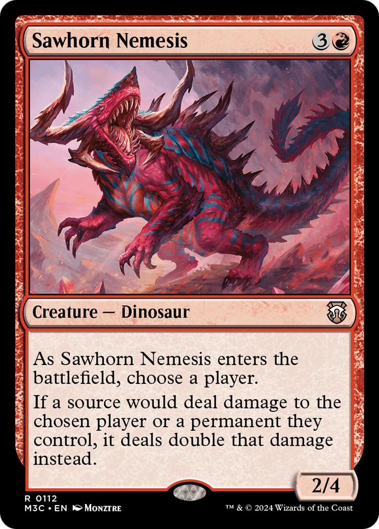 Sawhorn Nemesis [Modern Horizons 3 Commander] | Good Games Adelaide SA