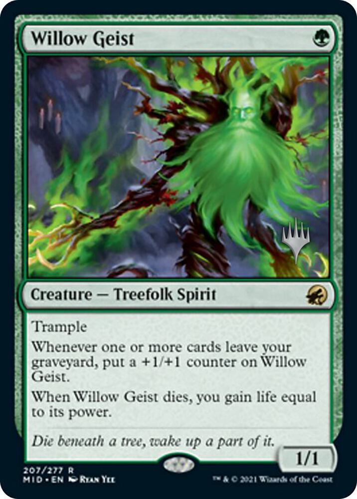 Willow Geist 207p/171 (Promo Pack: Innistrad: Midnight Hunt)  | Good Games Adelaide SA