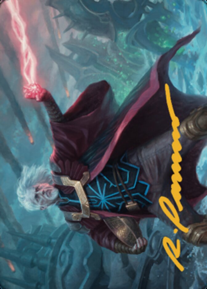 Urza, Lord Protector Art Card (Gold-Stamped Signature) [The Brothers' War Art Series] | Good Games Adelaide SA