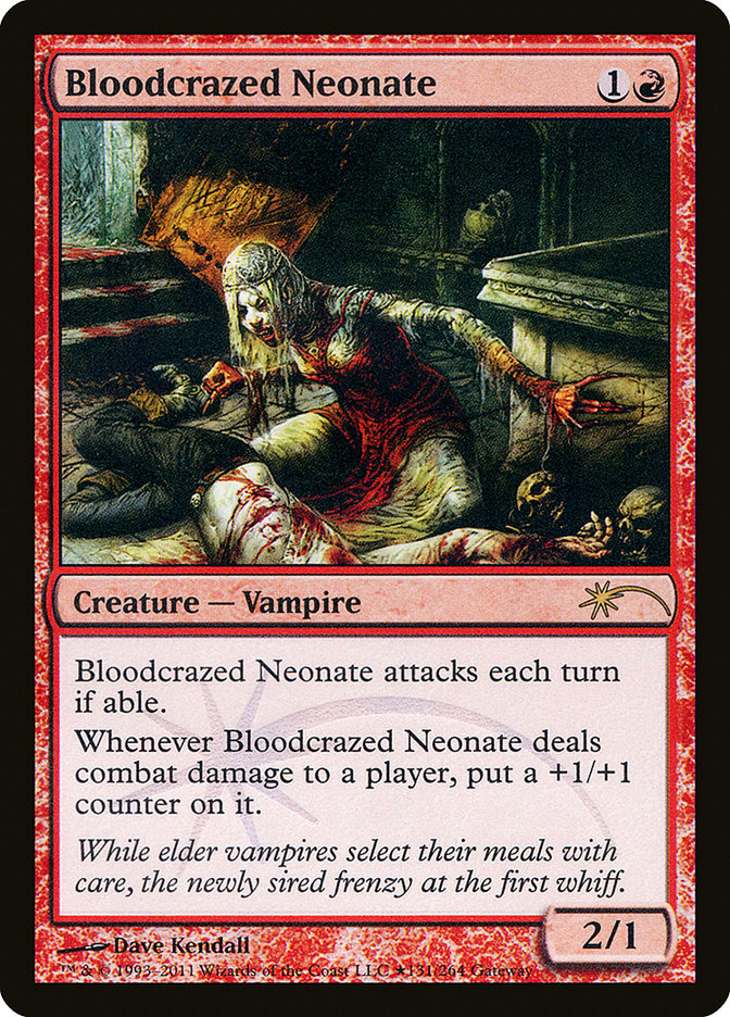 Bloodcrazed Neonate [Wizards Play Network 2011] | Good Games Adelaide SA