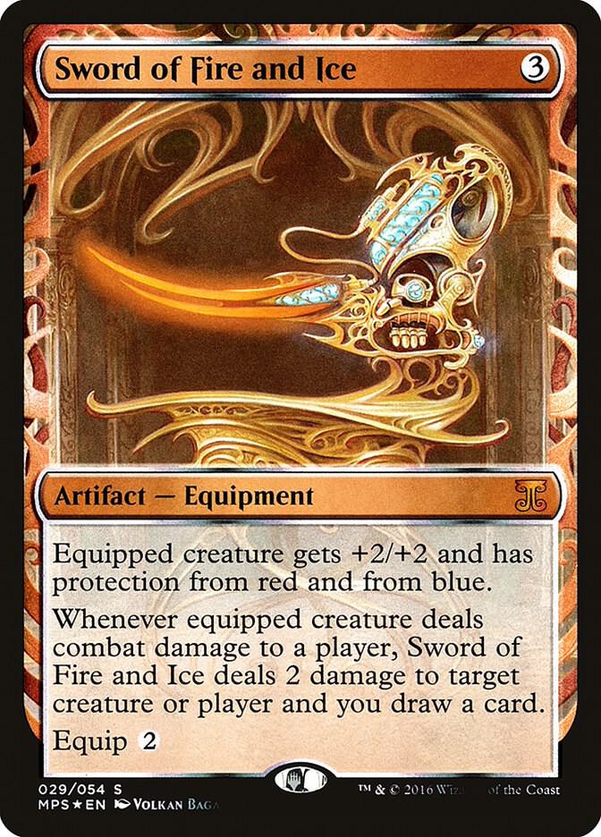Sword of Fire and Ice 29 (Masterpiece Series: Kaladesh Inventions)  - Foil | Good Games Adelaide SA