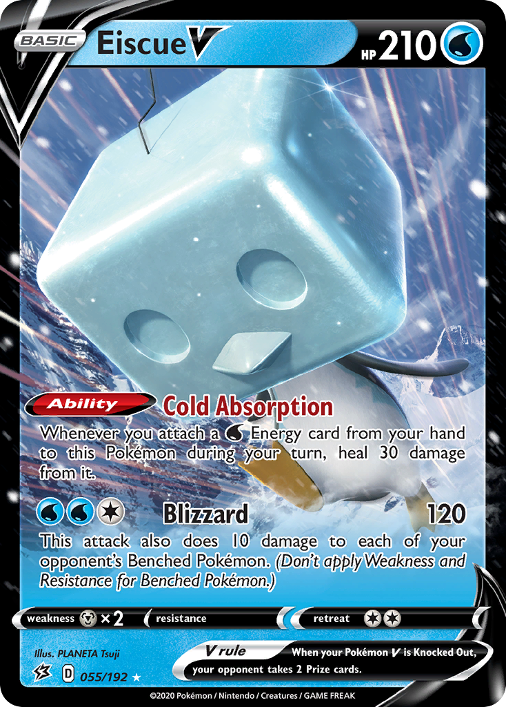 Eiscue V (055/192) [Sword & Shield: Rebel Clash] | Good Games Adelaide SA