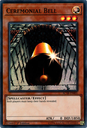 Ceremonial Bell [AC18-EN001] Super Rare | Good Games Adelaide SA