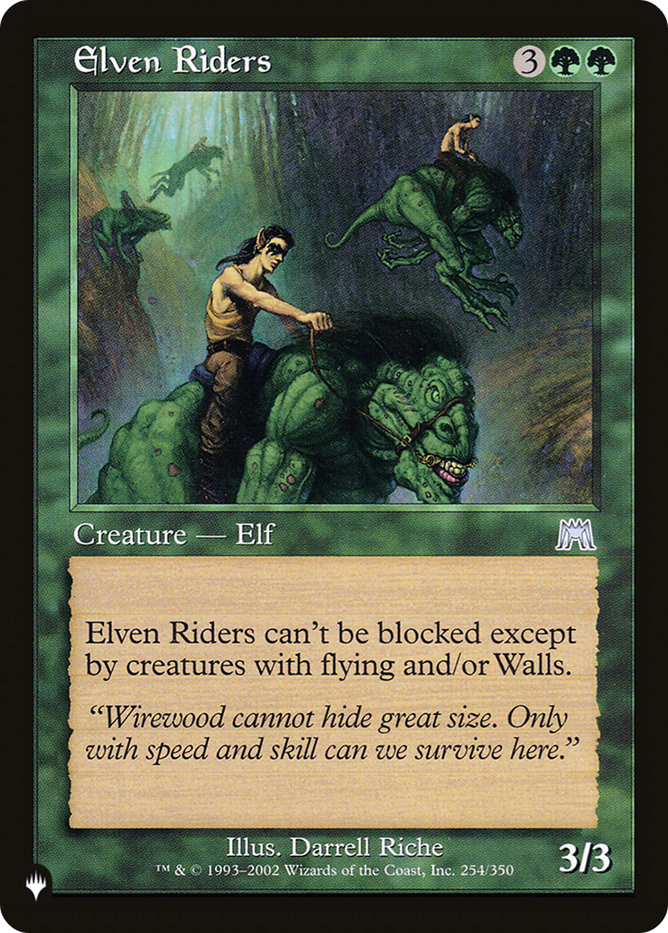Elven Riders [The List Reprints] | Good Games Adelaide SA