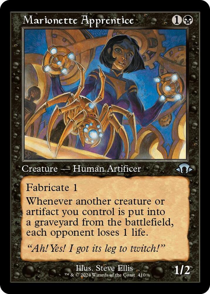 Marionette Apprentice 410/319 (Modern Horizons 3)  - Retro Foil | Good Games Adelaide SA