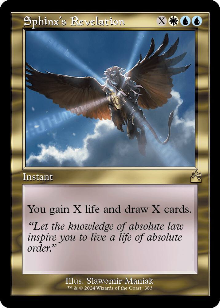Sphinx's Revelation 383 (Ravnica Remastered)  | Good Games Adelaide SA