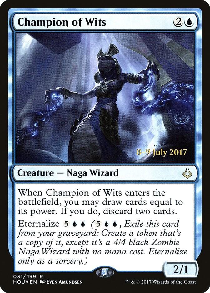 Champion of Wits 31 (Prerelease Cards)  - Foil | Good Games Adelaide SA