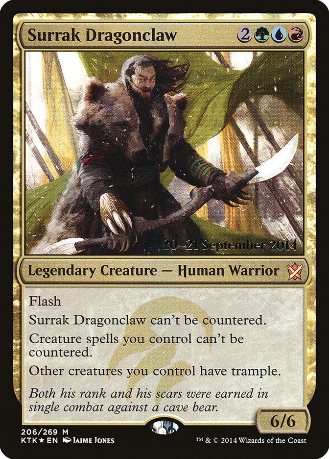 Surrak Dragonclaw [Khans of Tarkir Promos] | Good Games Adelaide SA