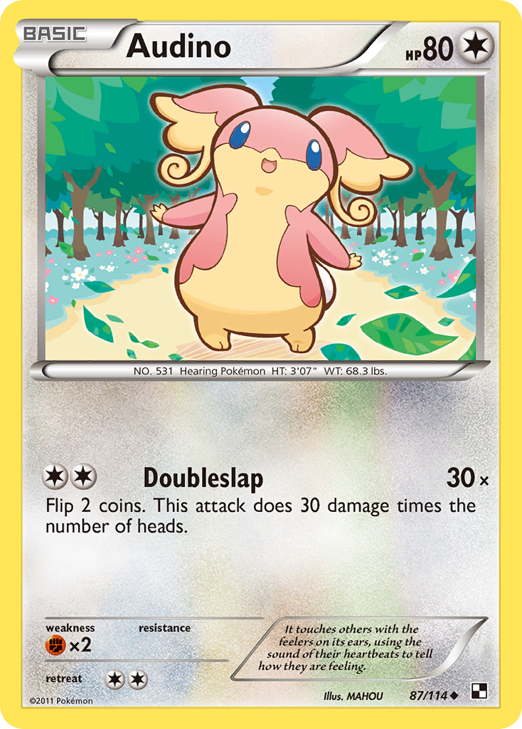 Audino (87/114) [Black & White: Base Set] | Good Games Adelaide SA