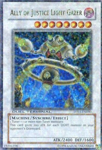 Ally of Justice Light Gazer [DT01-EN090] Ultra Rare | Good Games Adelaide SA