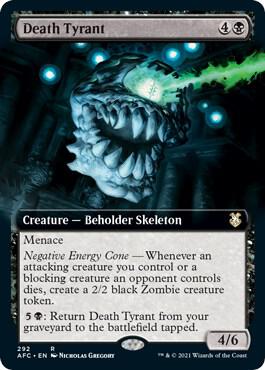 Death Tyrant Extended Art 292 (Commander: Adventures in the Forgotten Realms)  | Good Games Adelaide SA