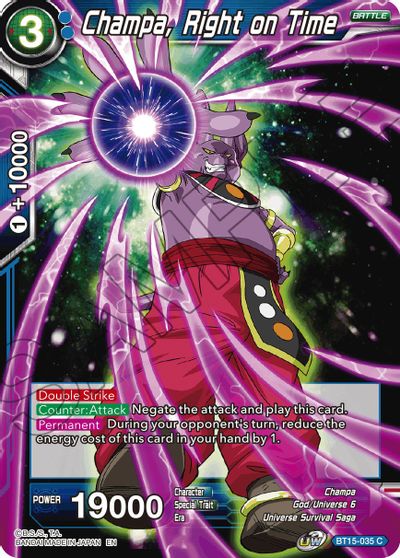 Champa, Right on Time [BT15-035] | Good Games Adelaide SA