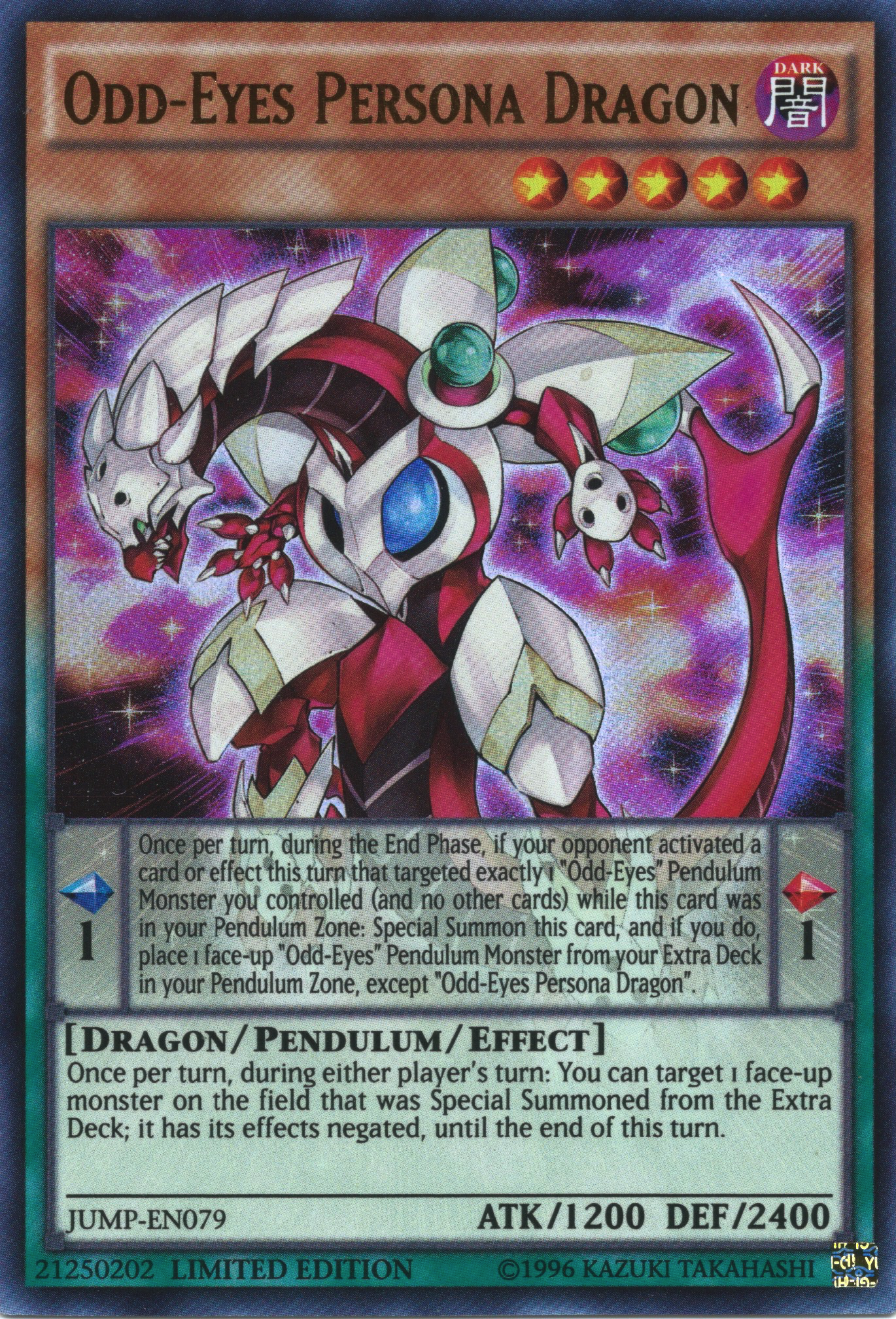 Odd-Eyes Persona Dragon [JUMP-EN079] Ultra Rare | Good Games Adelaide SA