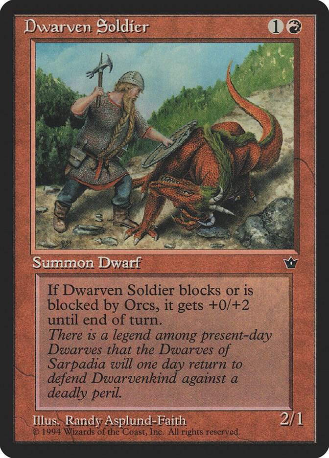 Dwarven Soldier  (Fallen Empires)  | Good Games Adelaide SA