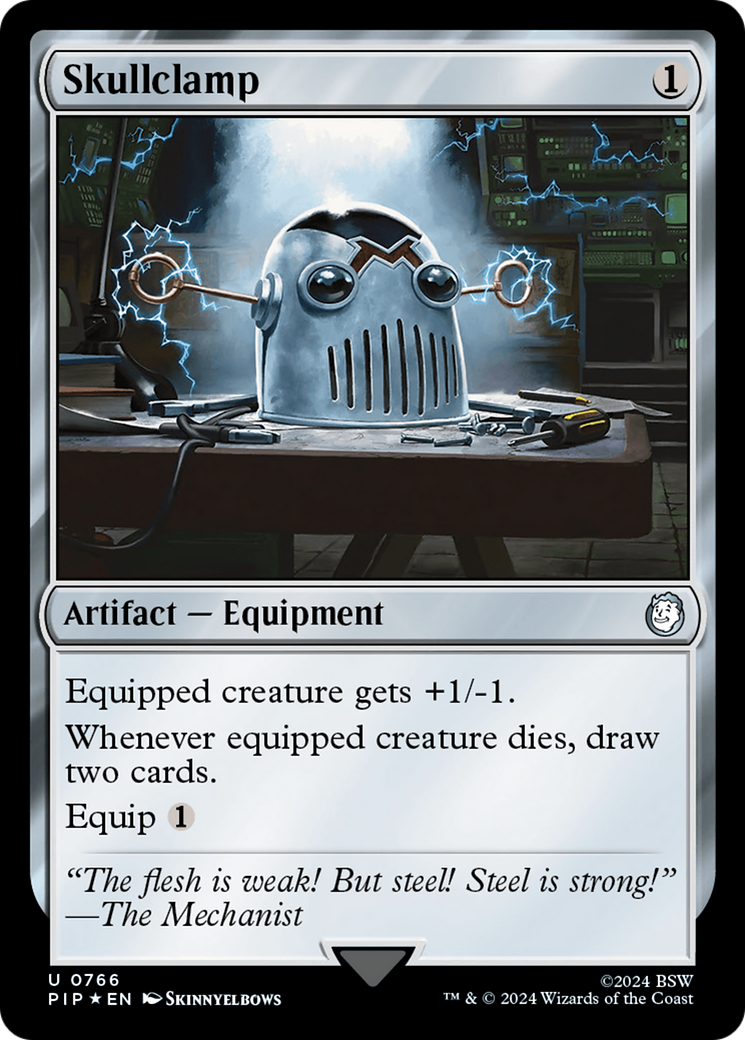 Skullclamp (Surge Foil) [Fallout] | Good Games Adelaide SA