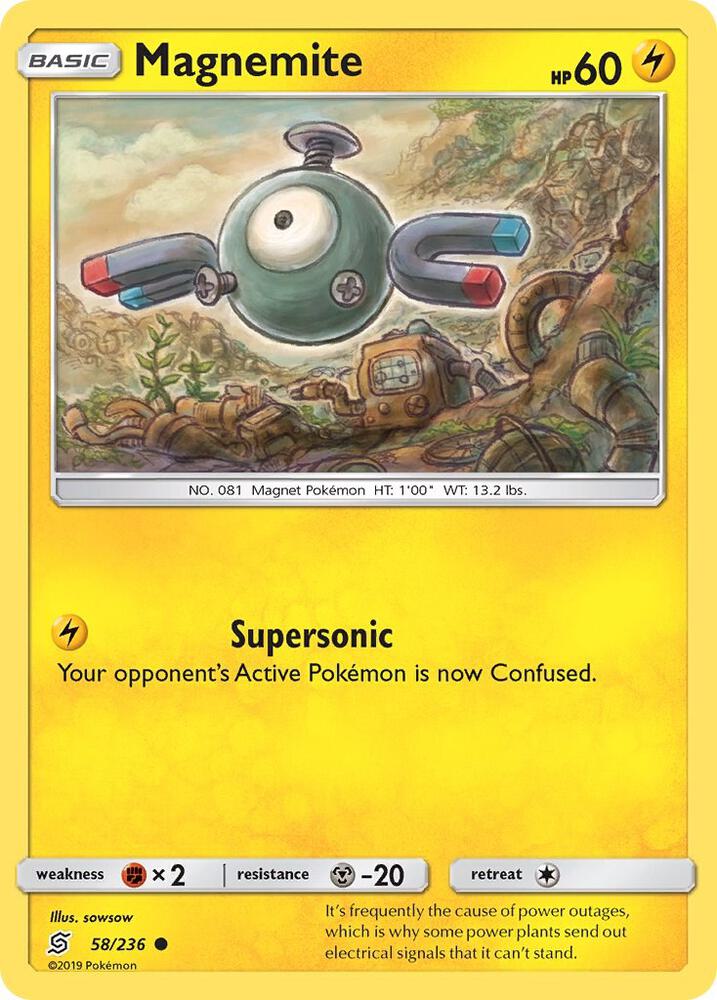 Magnemite 58/236 (SM - Unified Minds)  | Good Games Adelaide SA