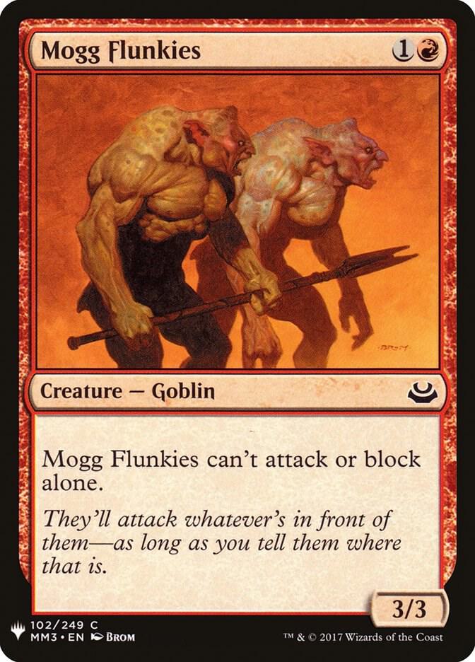 Mogg Flunkies 102 (The List Reprints)  | Good Games Adelaide SA
