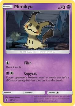 Mimikyu 58 145 SM Guardians Rising 058/145 (Deck Exclusives)  | Good Games Adelaide SA