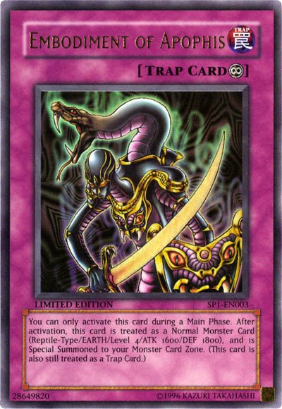 Embodiment of Apophis [SP1-EN003] Ultra Rare | Good Games Adelaide SA