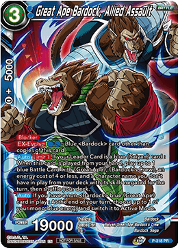 Great Ape Bardock, Allied Assault (P-318) [Tournament Promotion Cards] | Good Games Adelaide SA