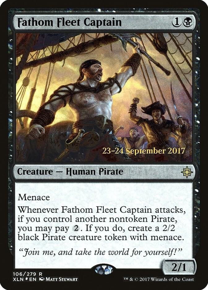 Fathom Fleet Captain 106 (Prerelease Cards)  - Foil | Good Games Adelaide SA