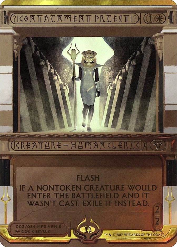 Containment Priest 3 (Masterpiece Series: Amonkhet Invocations)  - Foil | Good Games Adelaide SA