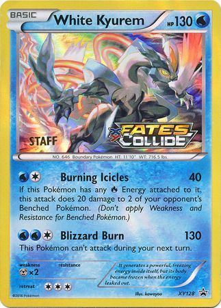 White Kyurem (XY128) (Staff) [XY: Black Star Promos] | Good Games Adelaide SA