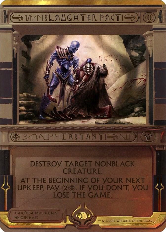 Slaughter Pact 44 (Masterpiece Series: Amonkhet Invocations)  - Foil | Good Games Adelaide SA