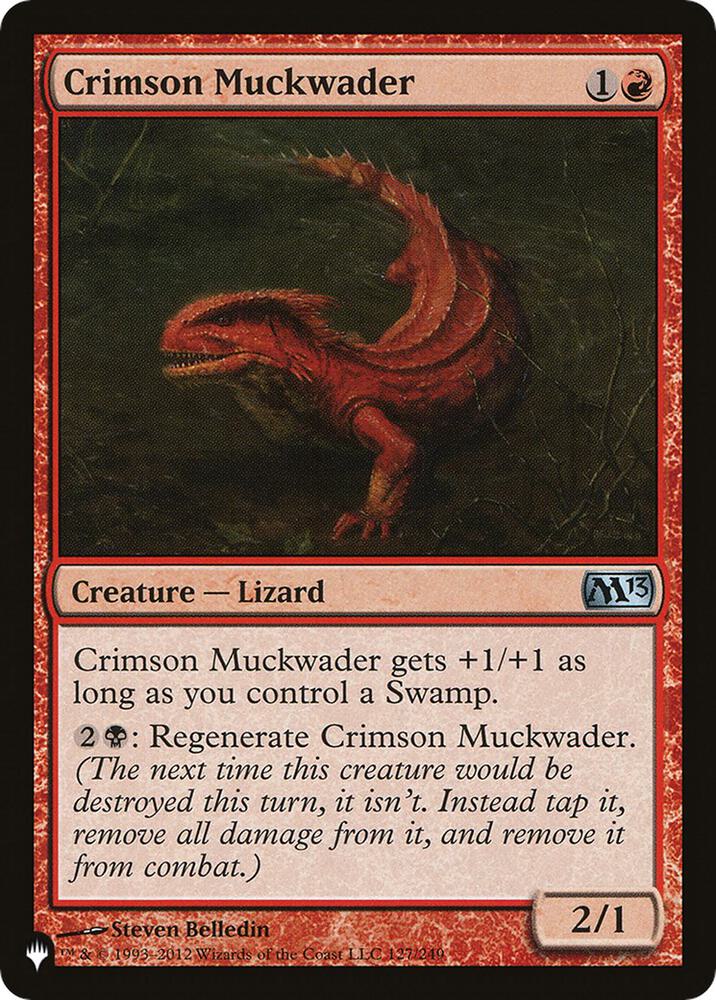 Crimson Muckwader 127/249 (The List Reprints)  | Good Games Adelaide SA