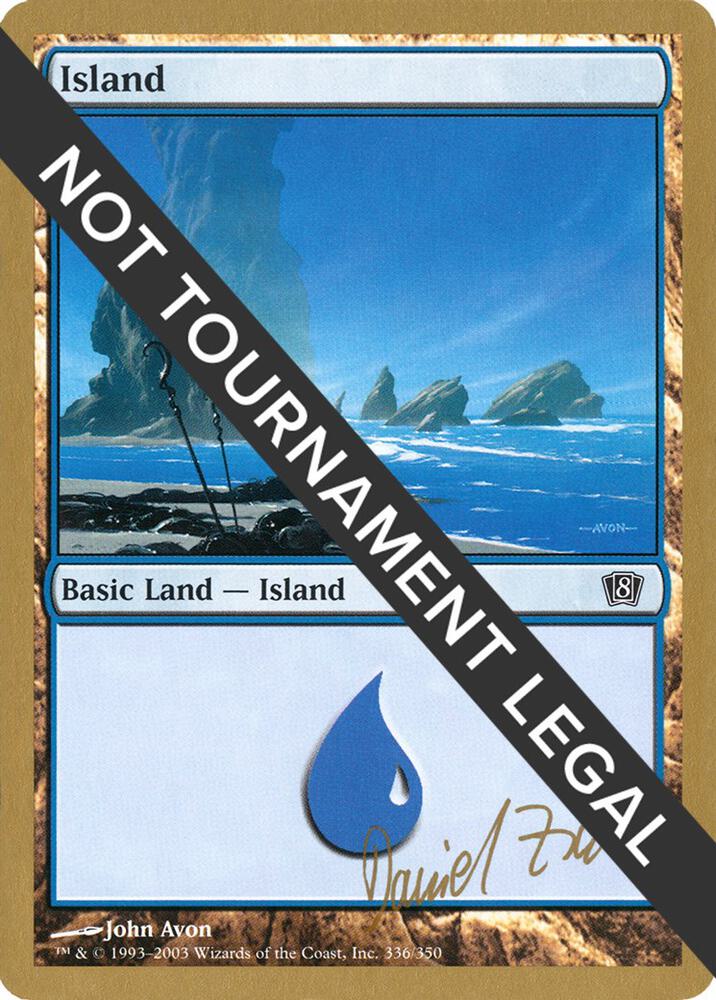 Island 336 2003 Daniel Zink 8ED dz336/142 (World Championship Decks)  | Good Games Adelaide SA