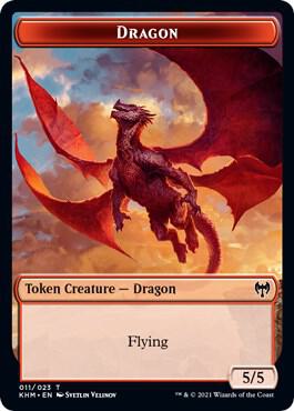 Dragon Thopter Double Sided Token 11 // 8 (Commander: Kaldheim)  | Good Games Adelaide SA
