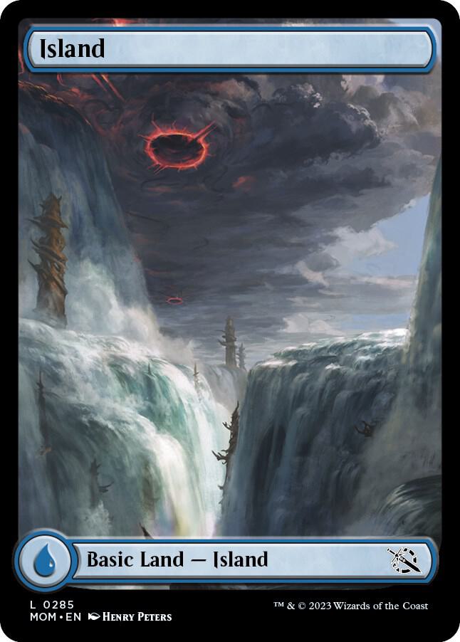 Island 285 (March of the Machine)  - Full Art Foil | Good Games Adelaide SA