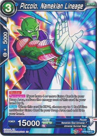 Piccolo, Namekian Lineage [BT9-029] | Good Games Adelaide SA