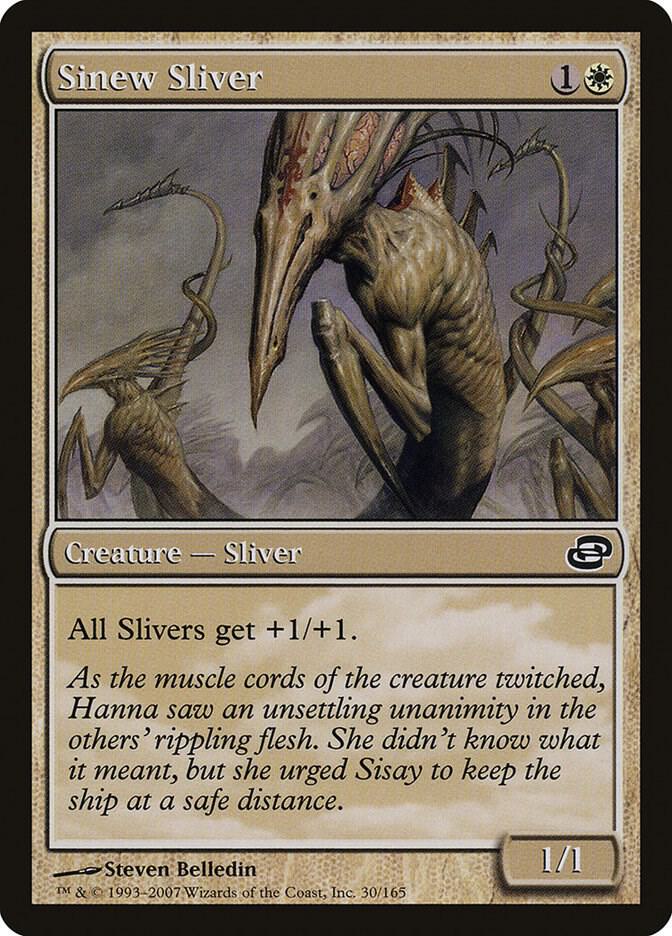 Sinew Sliver 30 (Planar Chaos)  - Foil | Good Games Adelaide SA