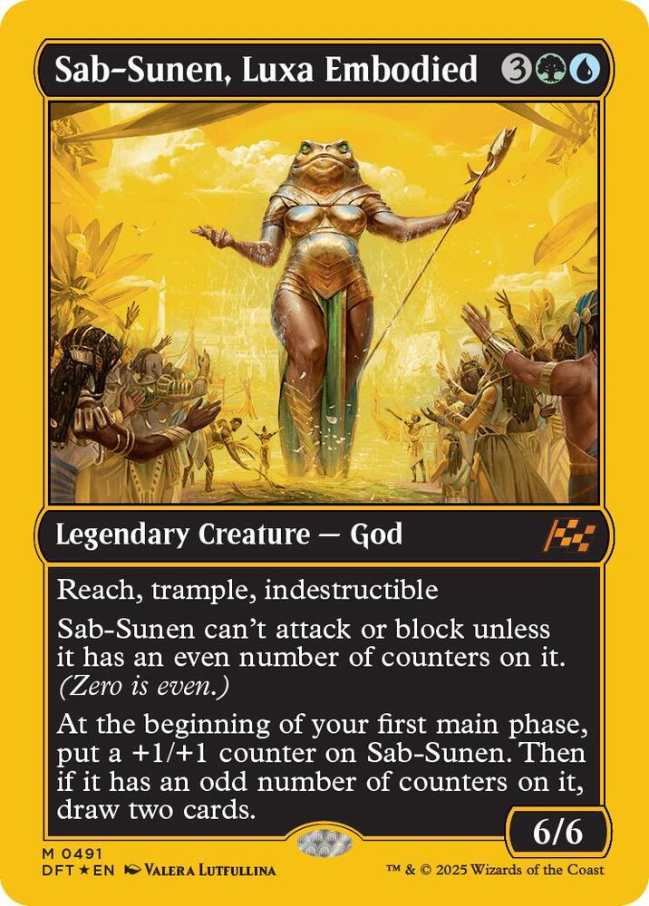 Sab-Sunen, Luxa Embodied 491 (Aetherdrift)  - Foil | Good Games Adelaide SA