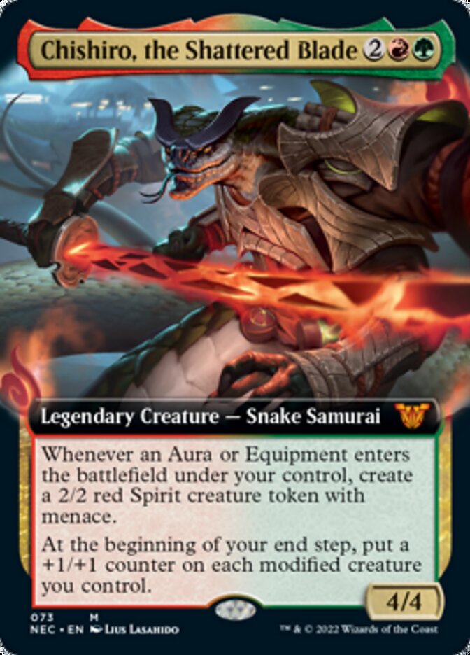 Chishiro, the Shattered Blade (Extended) [Kamigawa: Neon Dynasty Commander] | Good Games Adelaide SA