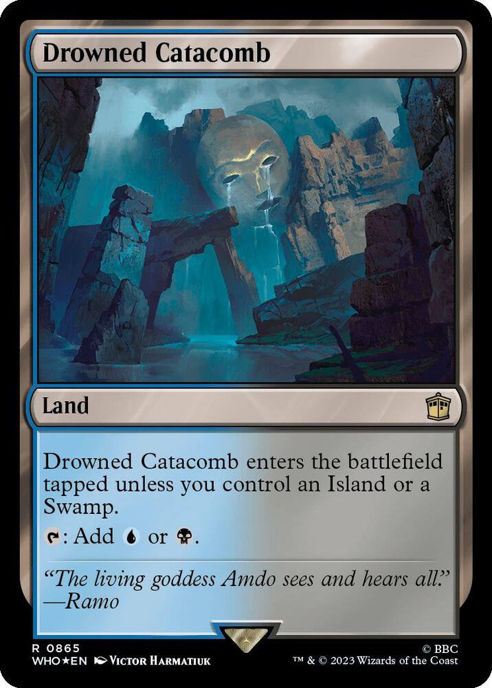 Drowned Catacomb 865 (Universes Beyond: Doctor Who)  - Foil | Good Games Adelaide SA