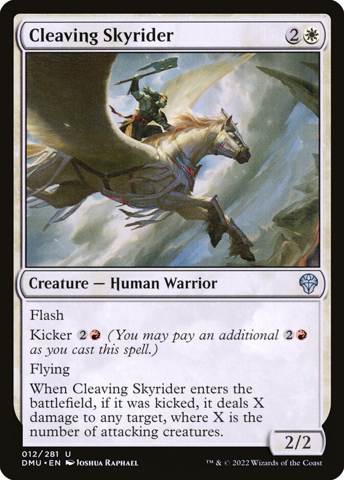 Cleaving Skyrider 12 (Dominaria United)  - Foil | Good Games Adelaide SA