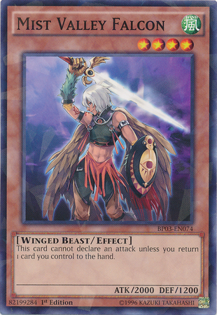 Mist Valley Falcon [BP03-EN074] Shatterfoil Rare | Good Games Adelaide SA