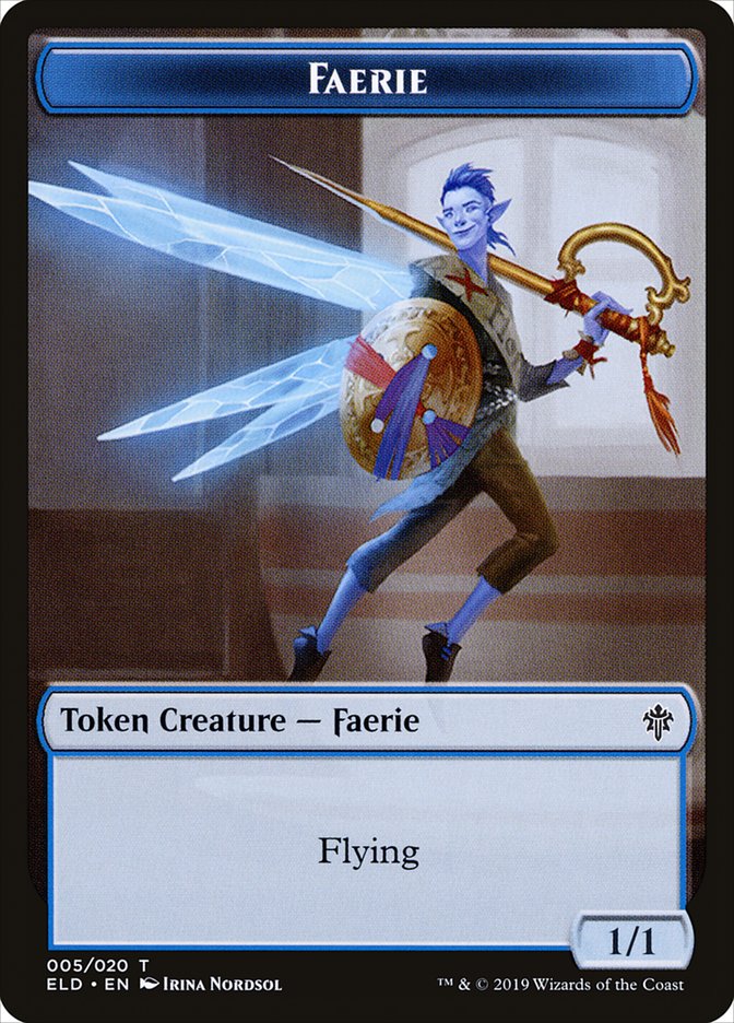 Faerie [Throne of Eldraine Tokens] | Good Games Adelaide SA