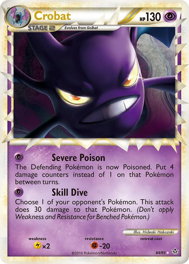 Crobat Prime 84/95 (Unleashed)  - Holofoil | Good Games Adelaide SA