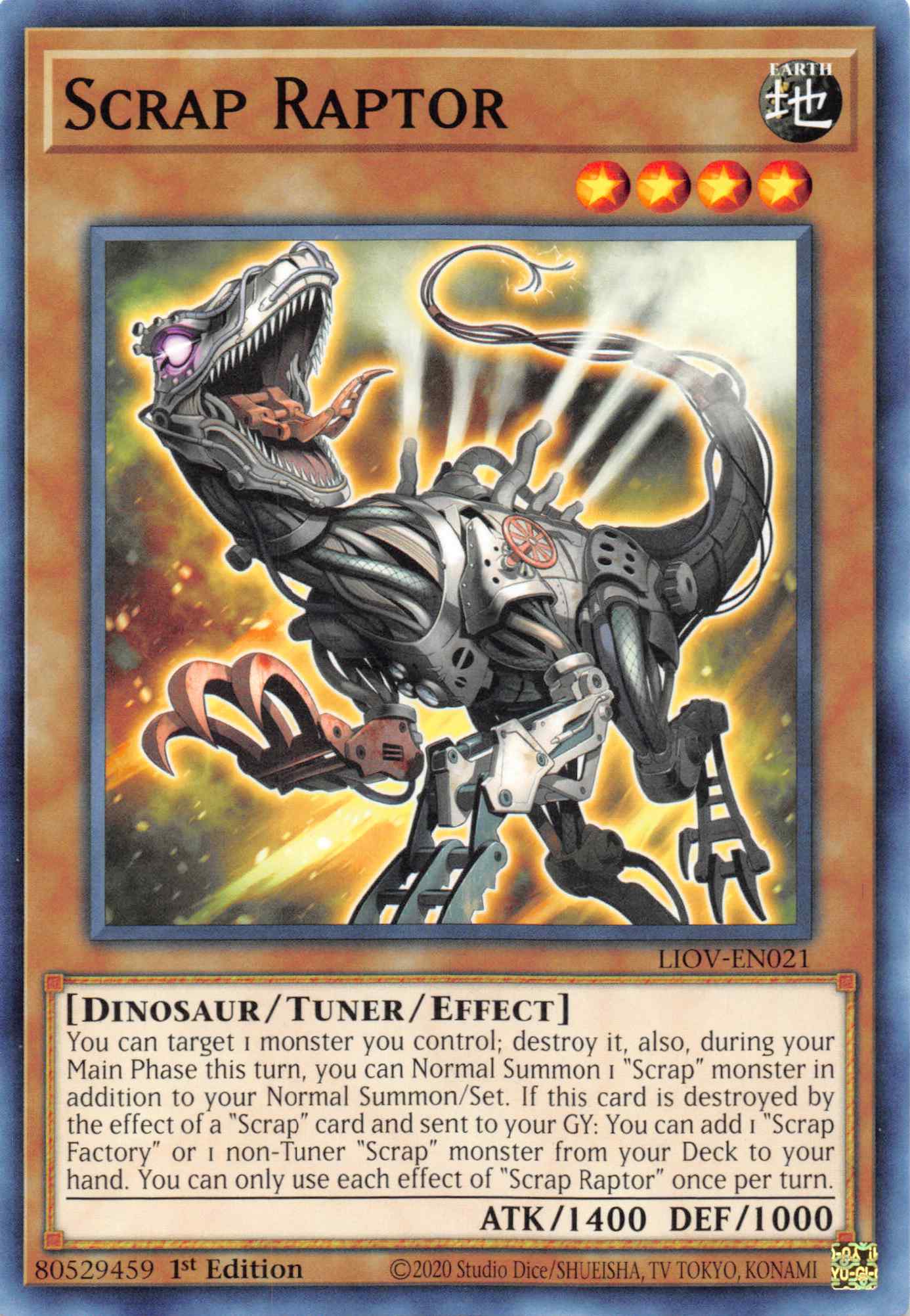 Scrap Raptor [LIOV-EN021] Common | Good Games Adelaide SA