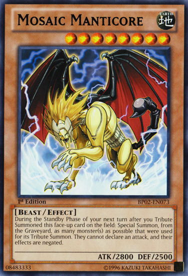 Mosaic Manticore [BP02-EN073] Mosaic Rare | Good Games Adelaide SA