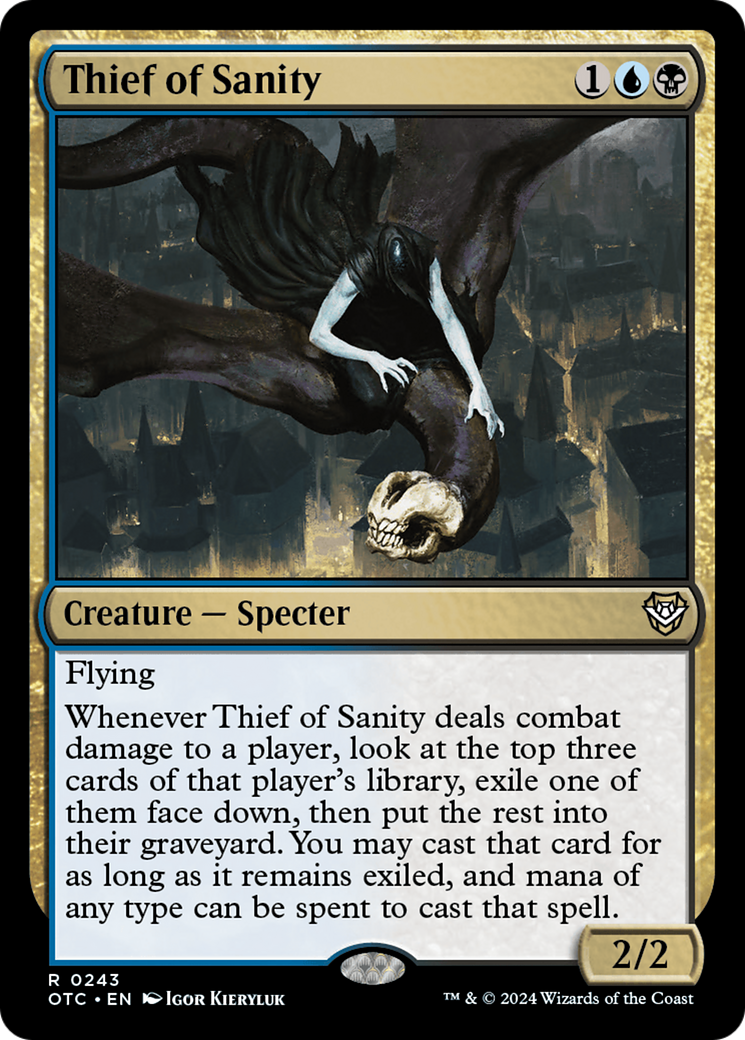 Thief of Sanity [Outlaws of Thunder Junction Commander] | Good Games Adelaide SA