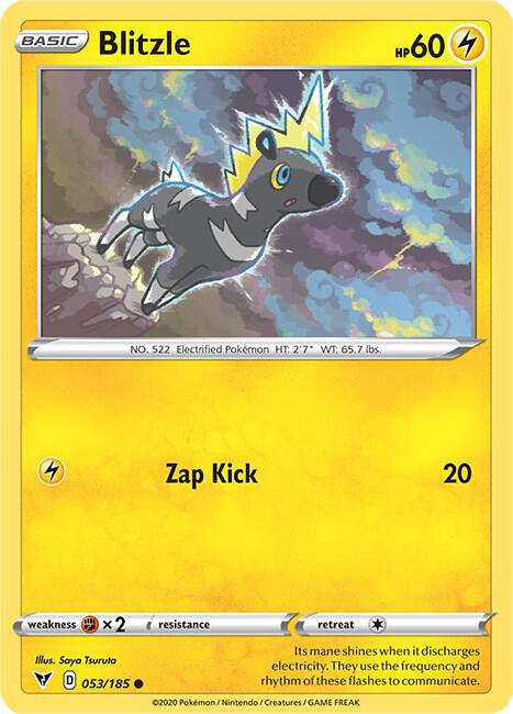 Blitzle 053/185 (SWSH04: Vivid Voltage)  | Good Games Adelaide SA